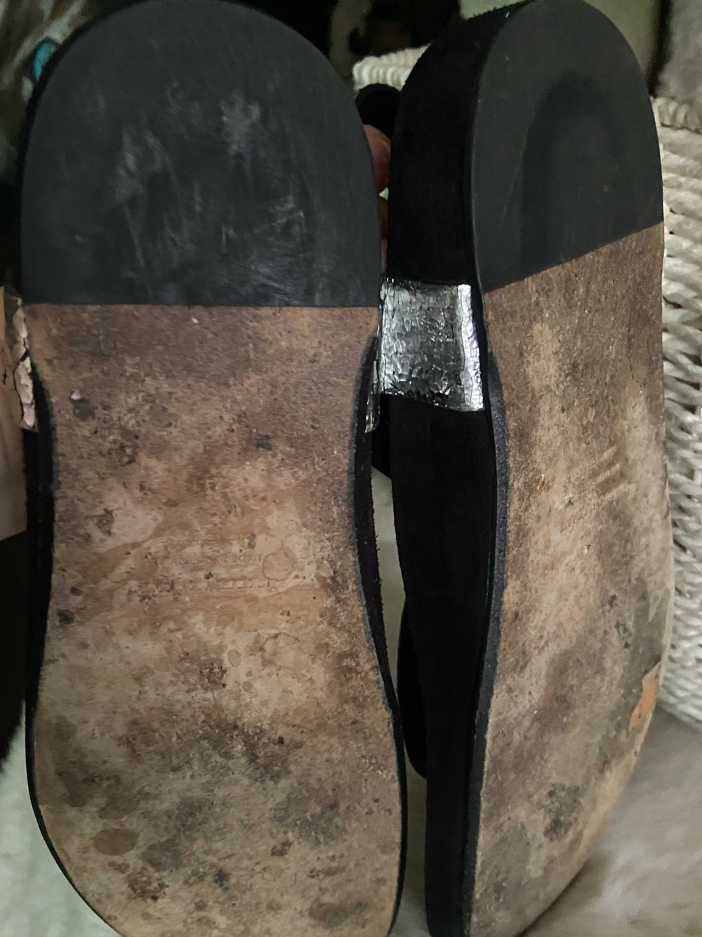 Isabel Marant Isela sandals in metallic silver leather - Picture 13 of 15